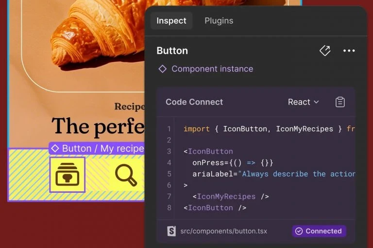 Giữ cho thiết kế và mã được kết nối.
